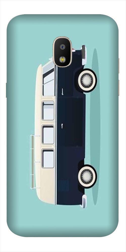 Travel Bus Mobile Back Case for Galaxy J2 2018   (Design - 379)