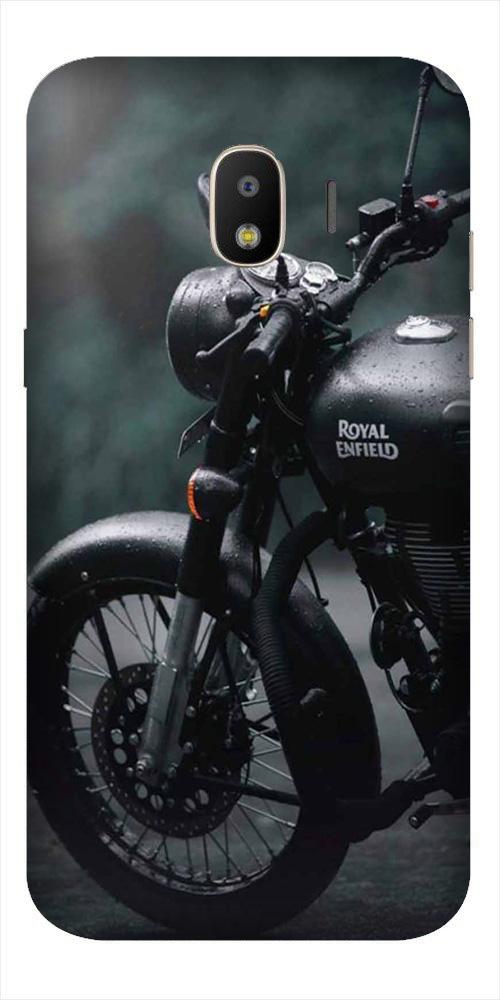 Royal Enfield Mobile Back Case for Galaxy J2 Core   (Design - 380)