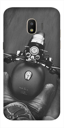Royal Enfield Mobile Back Case for Galaxy J2 Core   (Design - 382)