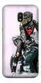 Biker Mobile Back Case for Galaxy J2 Core   (Design - 383)