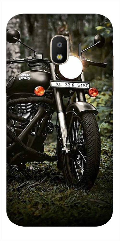 Royal Enfield Mobile Back Case for Galaxy J2 Core   (Design - 384)