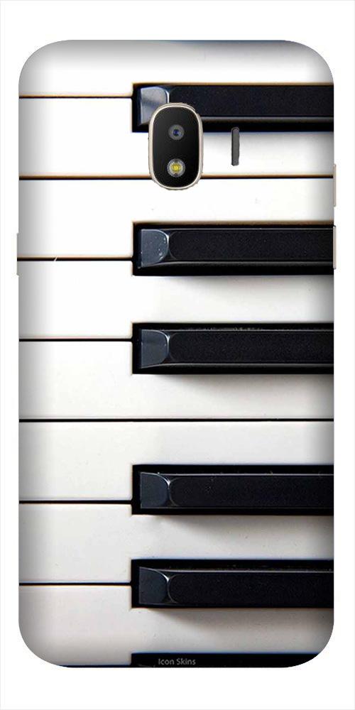 Piano Mobile Back Case for Galaxy J4  (Design - 387)