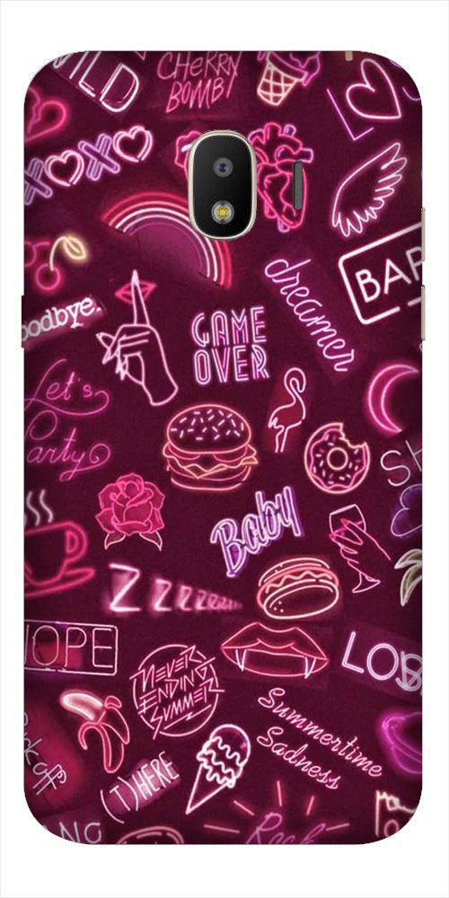 Party Theme Mobile Back Case for Galaxy J2 2018   (Design - 392)