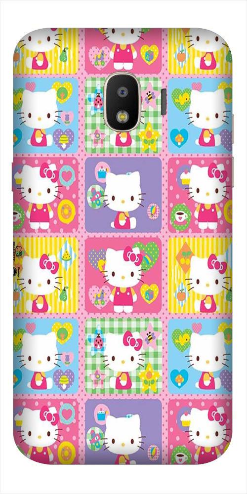 Kitty Mobile Back Case for Galaxy J4  (Design - 400)