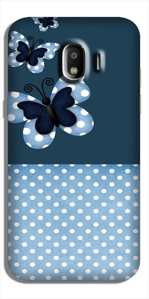 White dots Butterfly Case for Galaxy J4