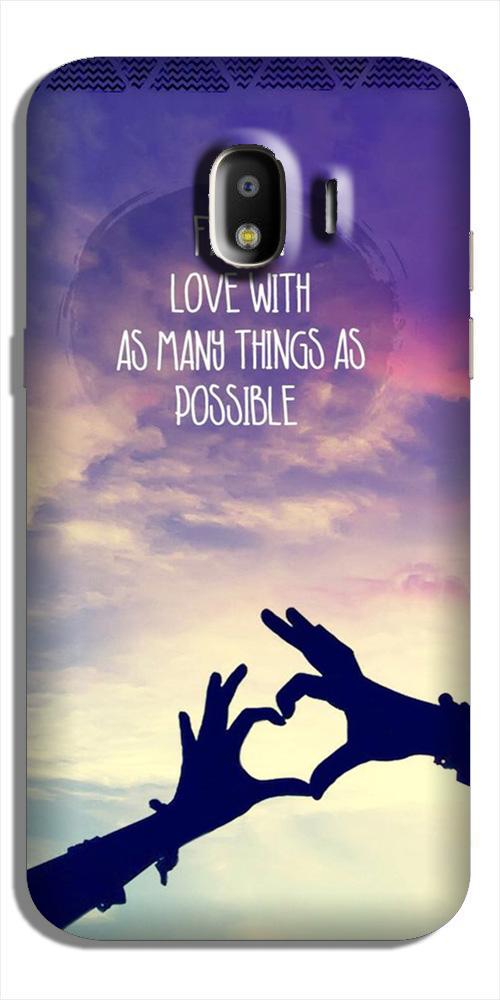 Fall in love Case for Galaxy J4