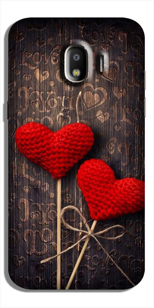 Red Hearts Case for Galaxy J4