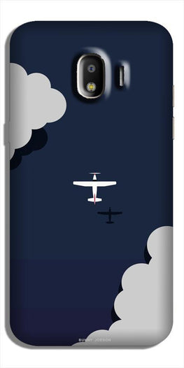 Clouds Plane Case for Galaxy J2 (2018) (Design - 196)