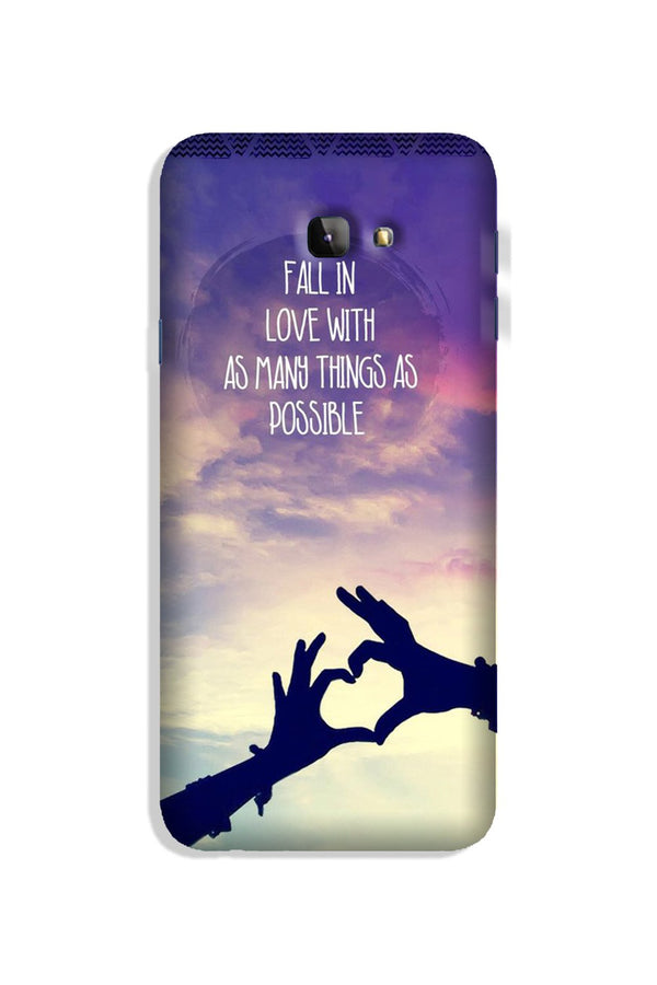 Fall in love Case for Galaxy J4 Plus