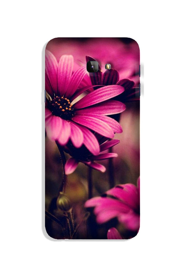 Purple Daisy Case for Galaxy J4 Plus