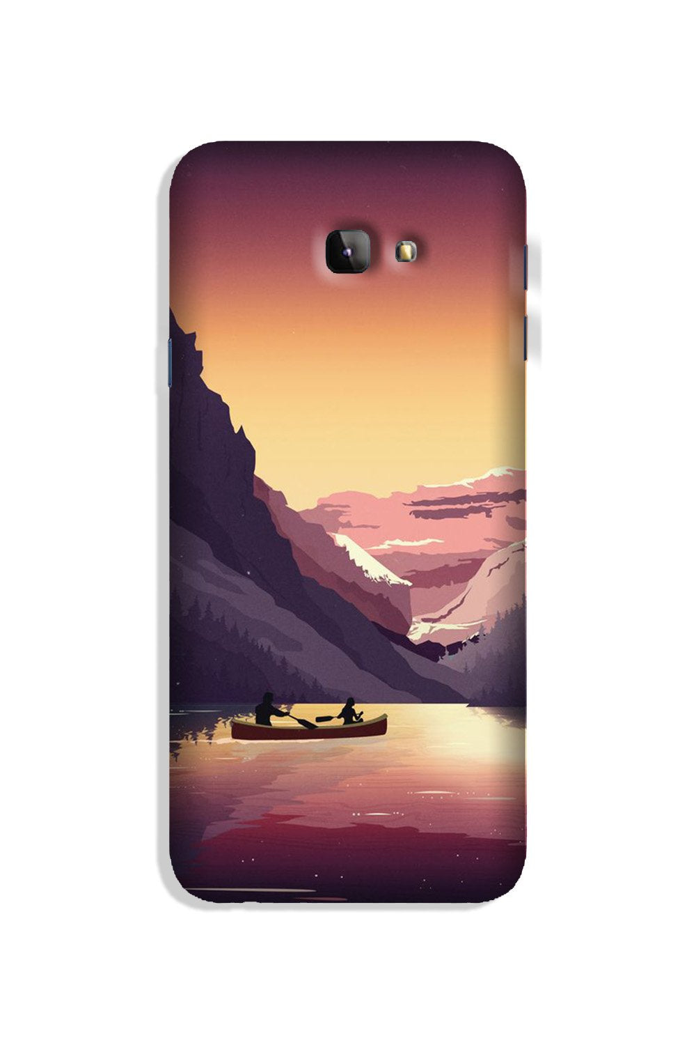 Mountains Boat Case for Galaxy J4 Plus (Design - 181)