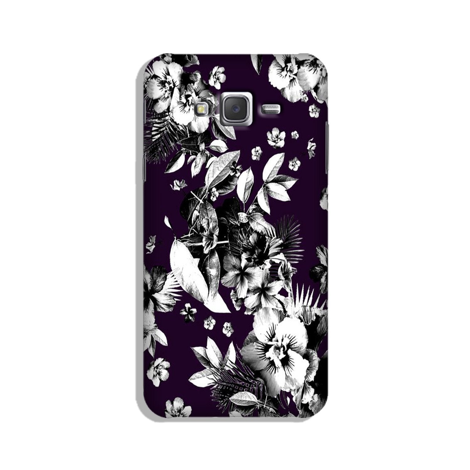 white flowers Case for Galaxy J7 (2015)