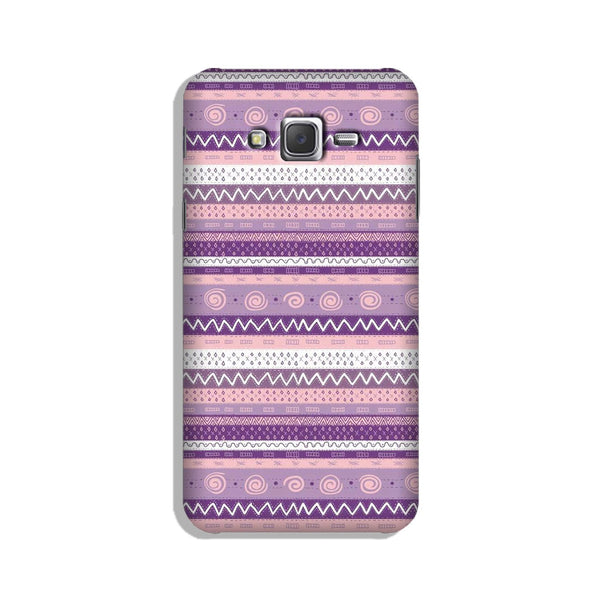 Zigzag line pattern3 Case for Galaxy J7 (2015)