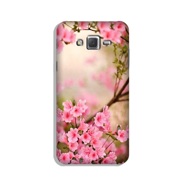 Pink flowers Case for Galaxy J7 Nxt
