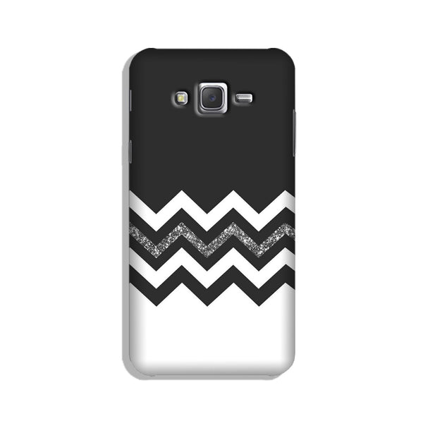 Black white Pattern2Case for Galaxy J7 (2015)