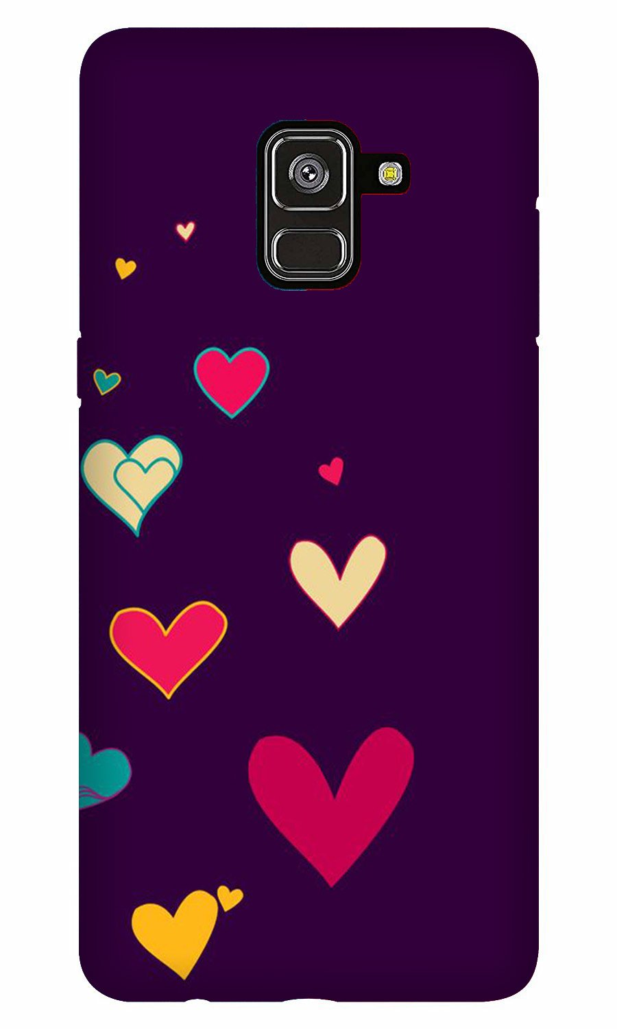 Purple Background Case for Galaxy A6(Design - 107)