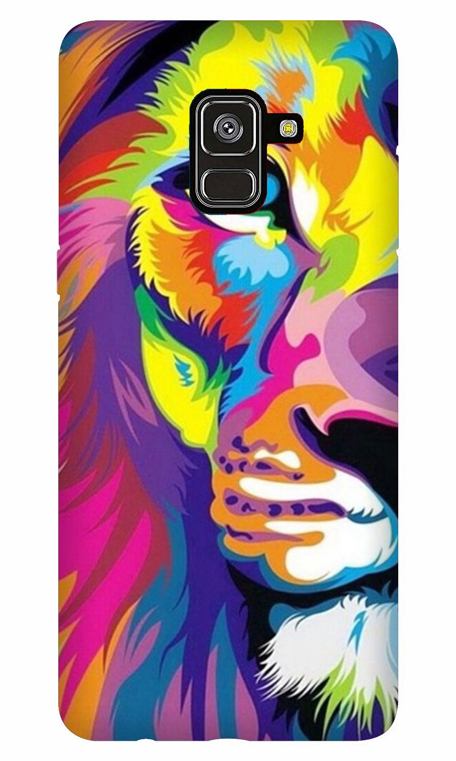 Colorful Lion Case for Galaxy J6/On6  (Design - 110)