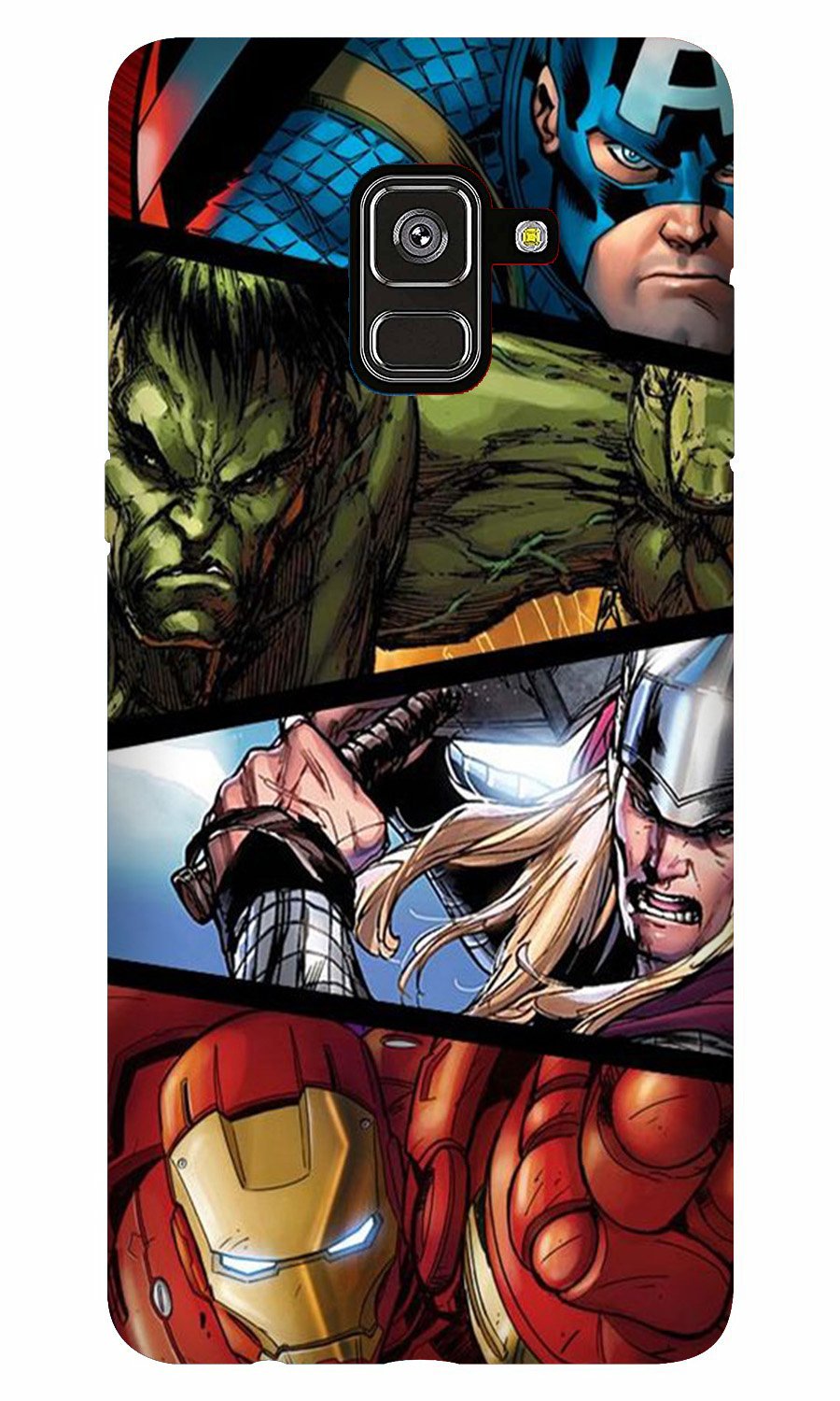 Avengers Superhero Case for Galaxy J6/On6(Design - 124)