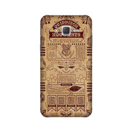 Hogwarts Mobile Back Case for Galaxy J2 (2015) (Design - 304)