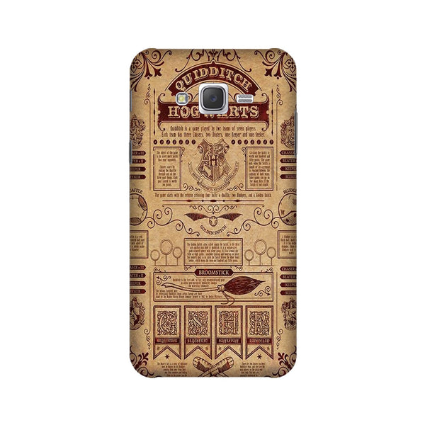 Hogwarts Mobile Back Case for Galaxy J7 Nxt   (Design - 304)