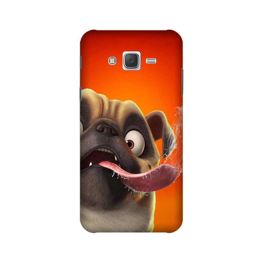 Dog Mobile Back Case for Galaxy J7 Nxt   (Design - 343)