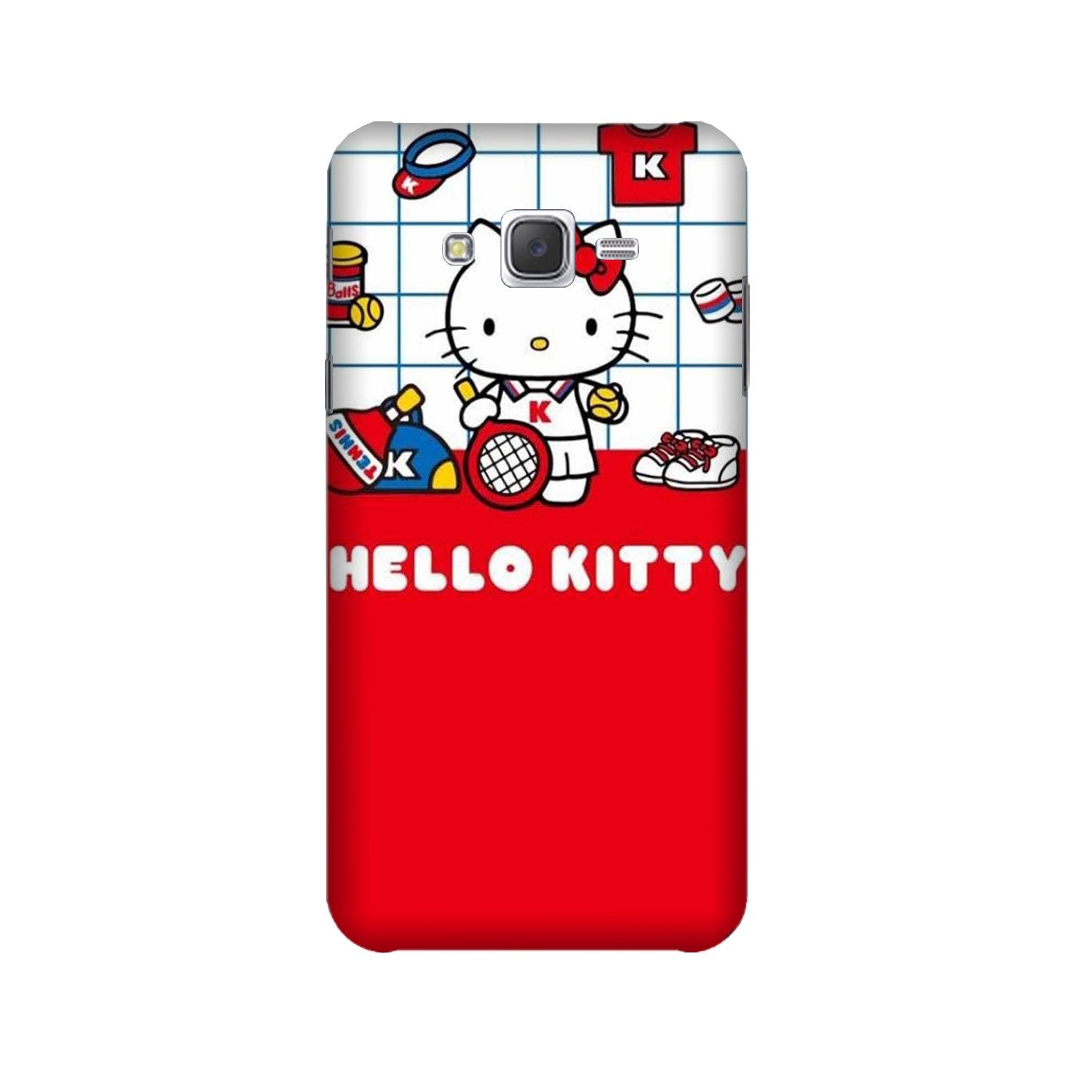 Hello Kitty Mobile Back Case for Galaxy On7/On7 Pro   (Design - 363)
