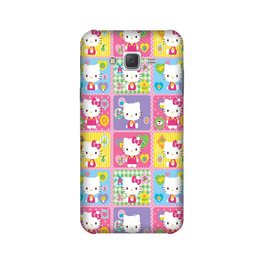 Kitty Mobile Back Case for Galaxy J2 (2015)   (Design - 400)