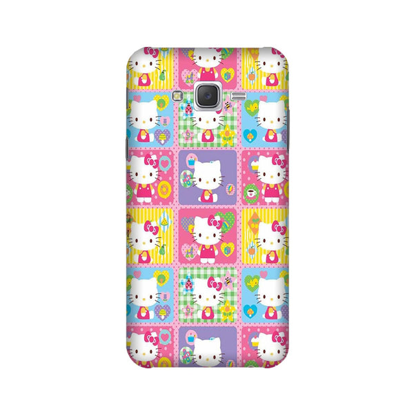 Kitty Mobile Back Case for Galaxy J7 Nxt   (Design - 400)