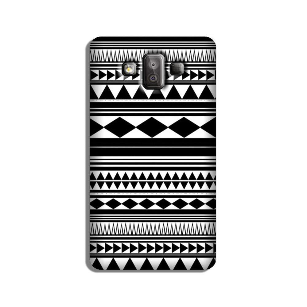 Black white Pattern Case for Galaxy J7 Duo