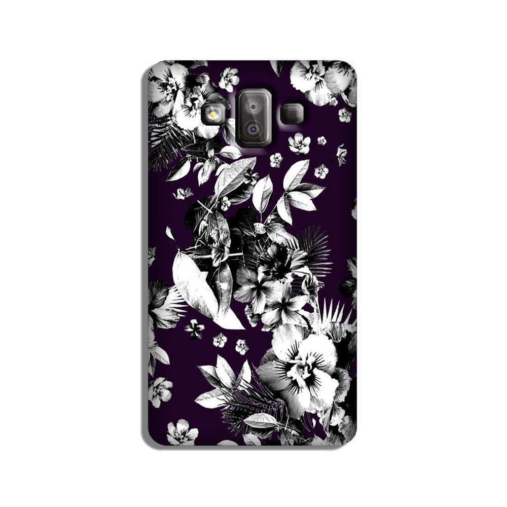 white flowers Case for Galaxy J7 Duo