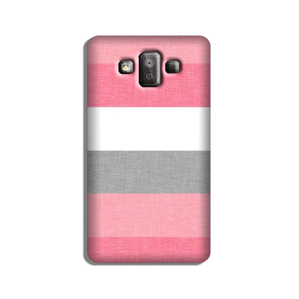 Pink white pattern Case for Galaxy J7 Duo