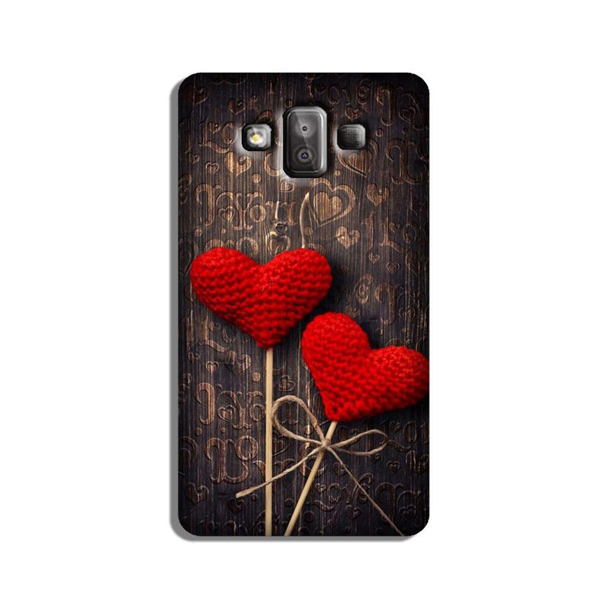 Red Hearts Case for Galaxy J7 Duo