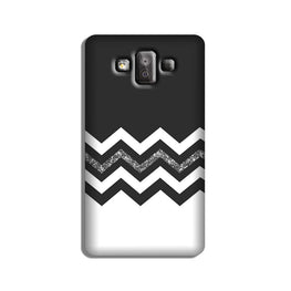 Black white Pattern2Case for Galaxy J7 Duo