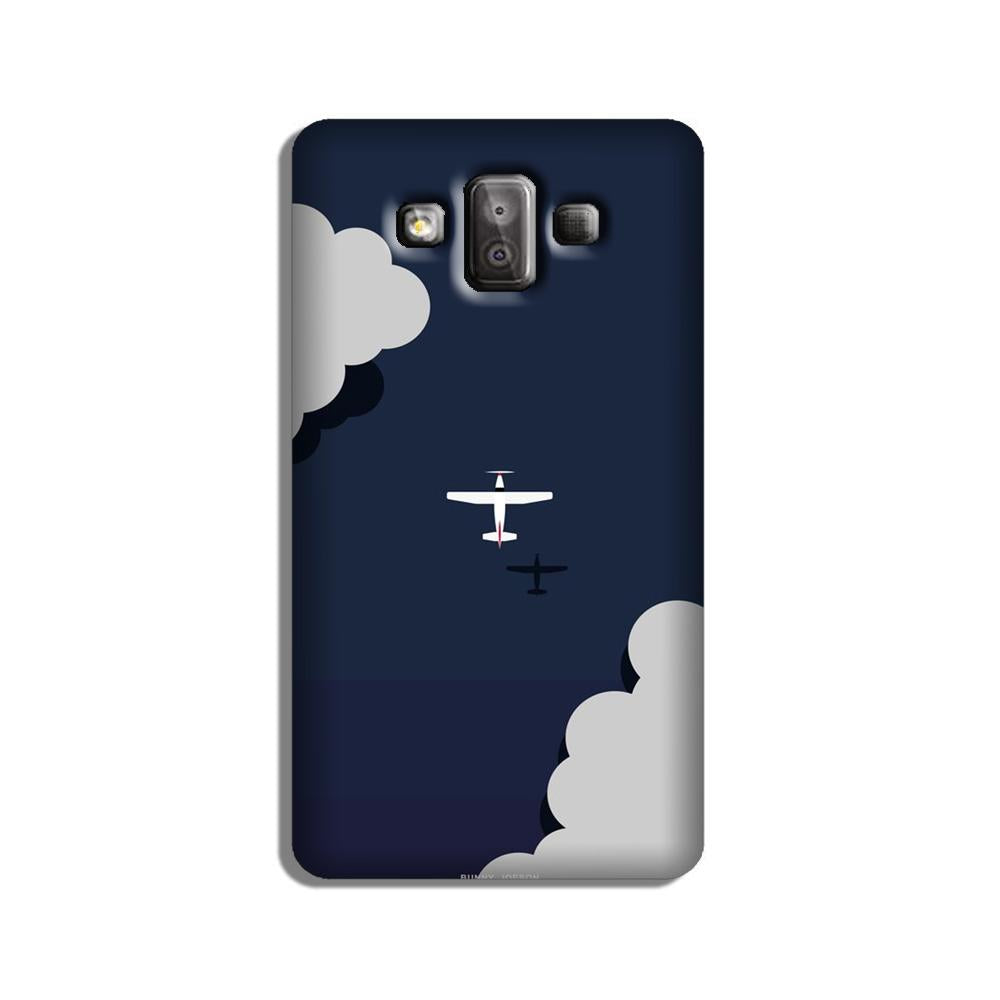 Clouds Plane Case for Galaxy J7 Duo (Design - 196)