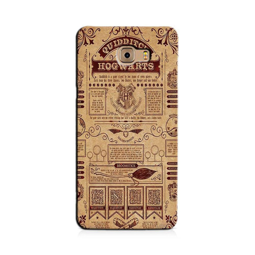 Hogwarts Mobile Back Case for Galaxy C9 / C9 Pro   (Design - 304)