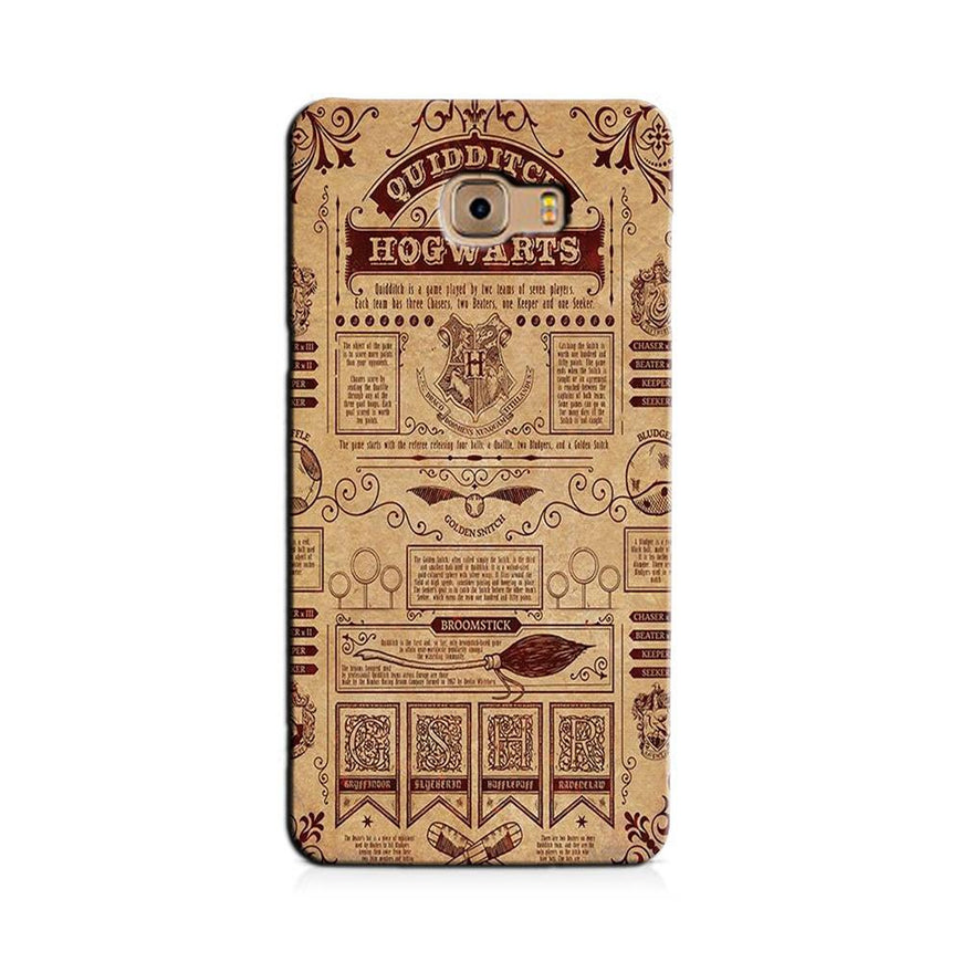 Hogwarts Mobile Back Case for Galaxy A9 / A9 Pro    (Design - 304)