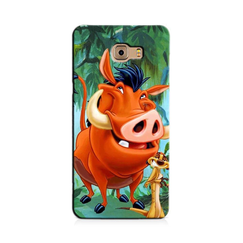 Timon and Pumbaa Mobile Back Case for Galaxy J5 Prime   (Design - 305)