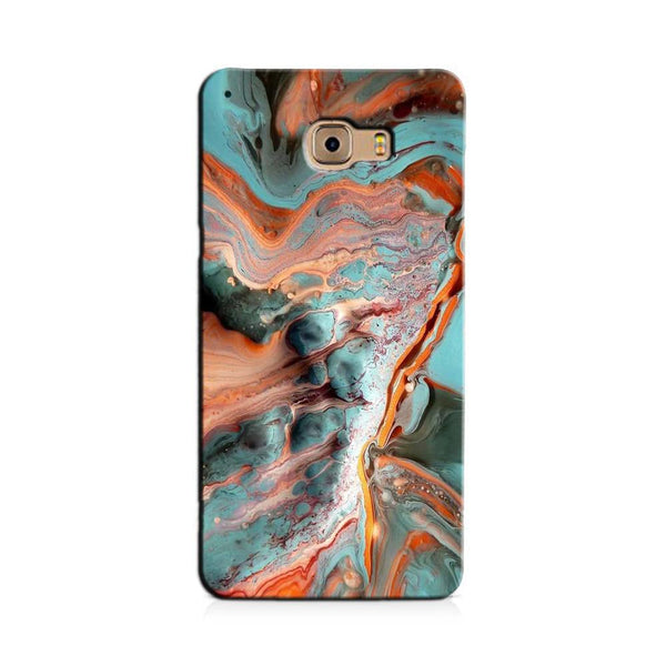Marble Texture Mobile Back Case for Galaxy J7 Prime   (Design - 309)