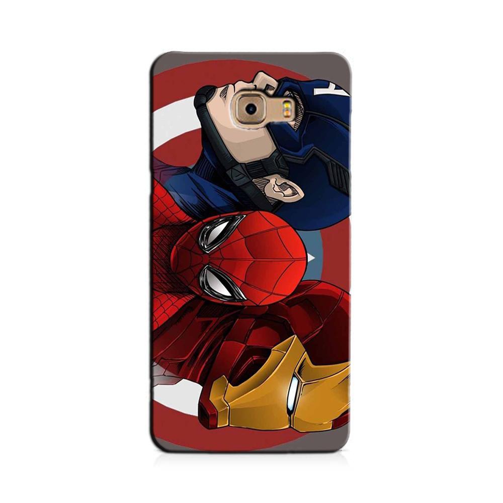 Superhero Mobile Back Case for Galaxy C9 / C9 Pro   (Design - 311)