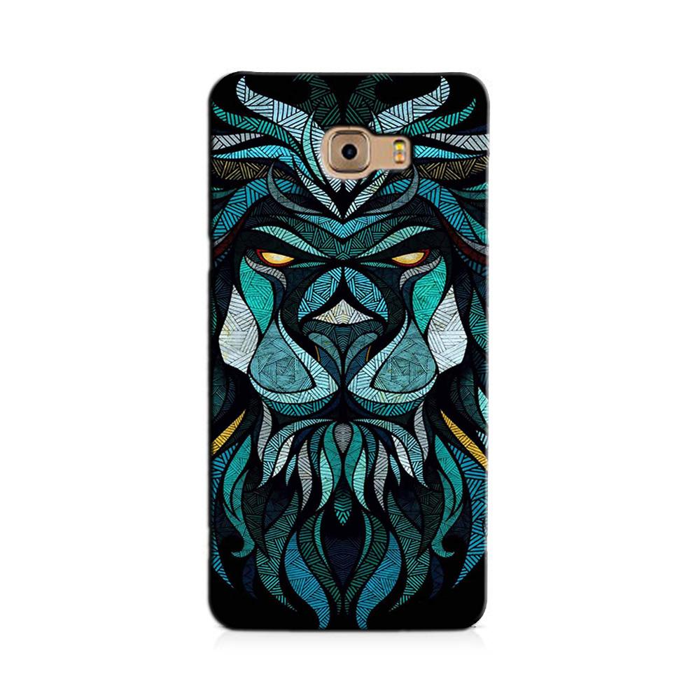 Lion Mobile Back Case for Galaxy J7 Max   (Design - 314)