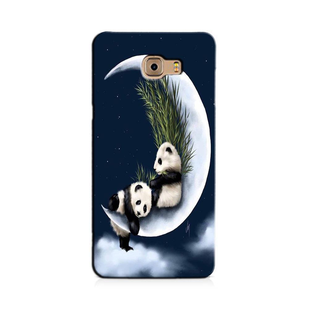 Panda Moon Mobile Back Case for Galaxy C7 / C7 Pro   (Design - 318)
