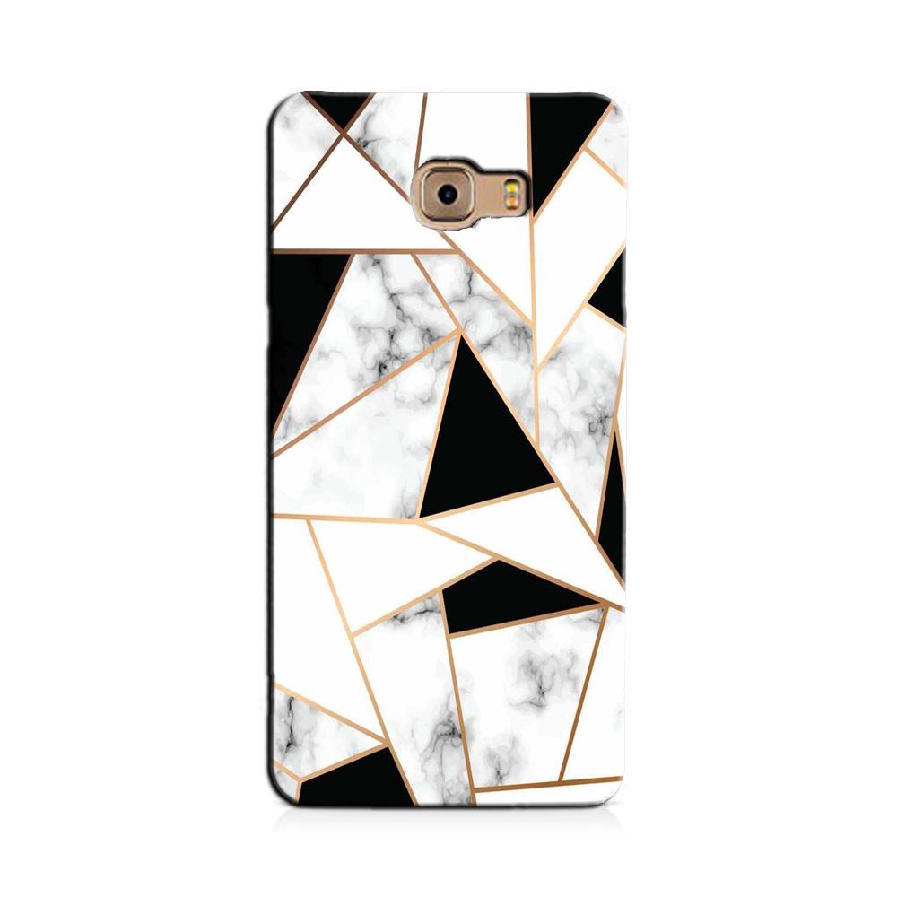 Marble Texture Mobile Back Case for Galaxy J7 Prime   (Design - 322)