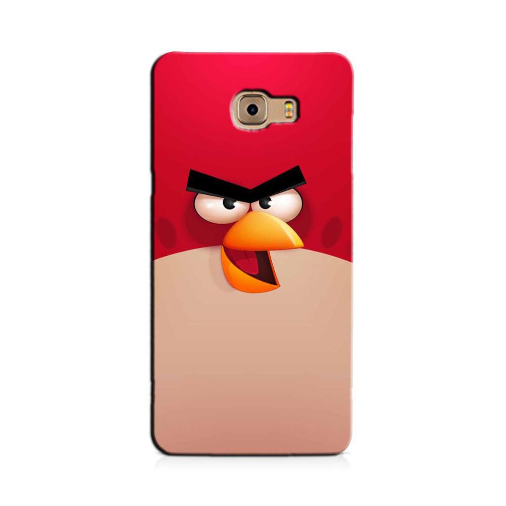 Angry Bird Red Mobile Back Case for Galaxy J7 Max   (Design - 325)
