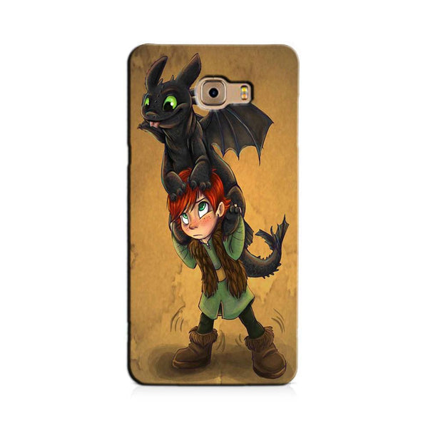 Dragon Mobile Back Case for Galaxy C9 / C9 Pro   (Design - 336)