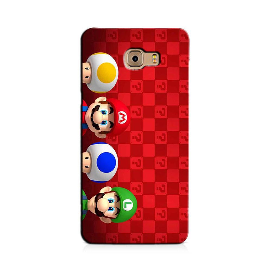Mario Mobile Back Case for Galaxy C7 / C7 Pro   (Design - 337)