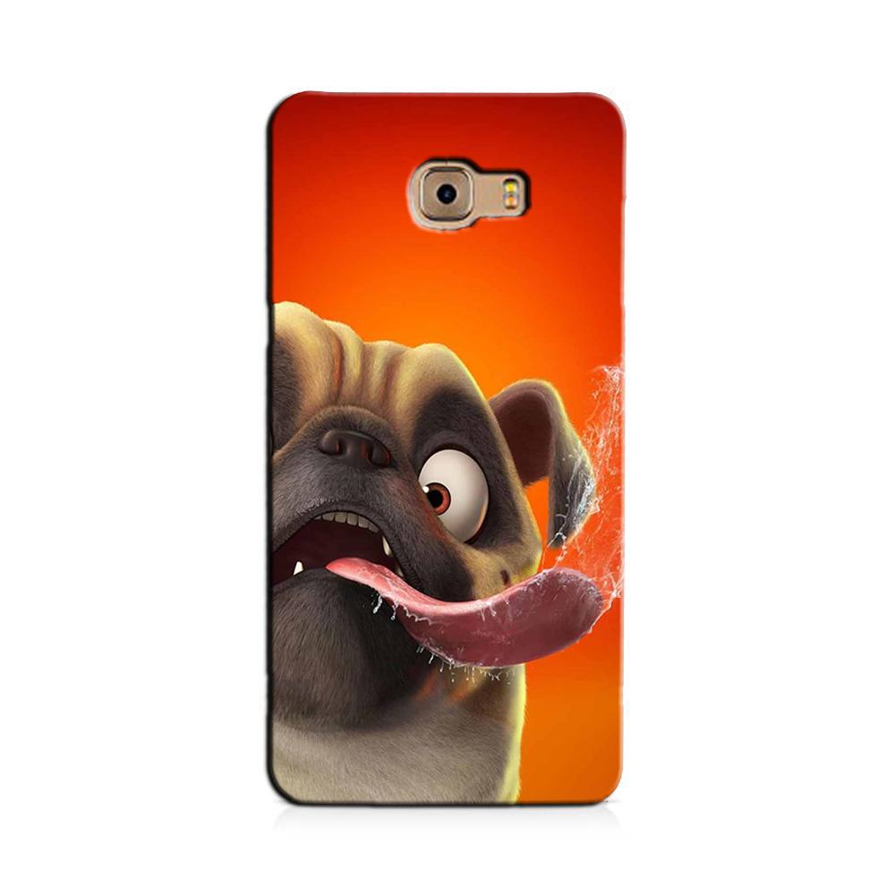 Dog Mobile Back Case for Galaxy A9 / A9 Pro    (Design - 343)