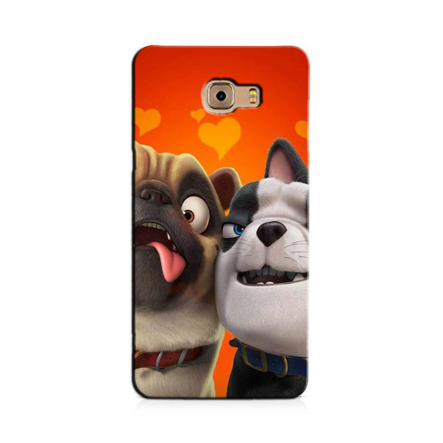 Dog Puppy Mobile Back Case for Galaxy C9 / C9 Pro   (Design - 350)