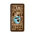 Love Coffee Mobile Back Case for Galaxy A9    (Design - 351)