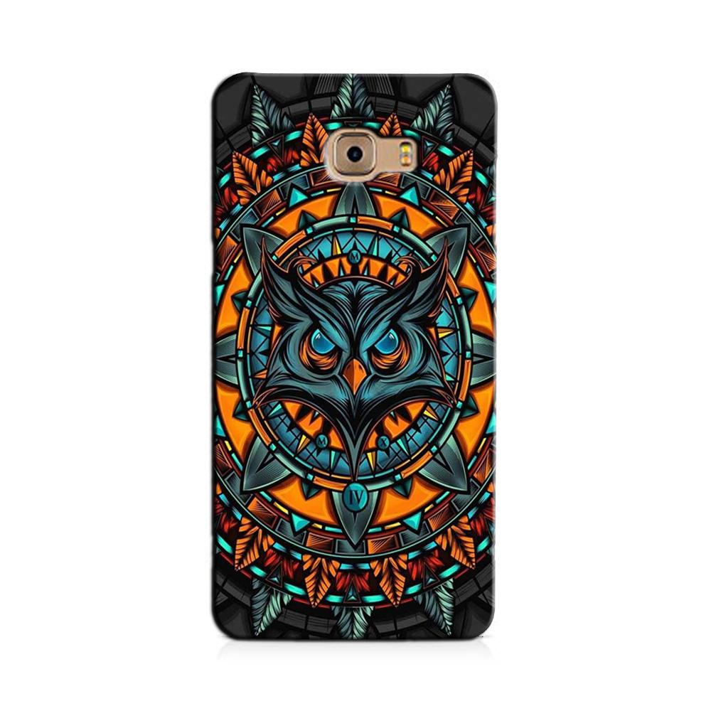 Owl Mobile Back Case for Galaxy J7 Max   (Design - 360)