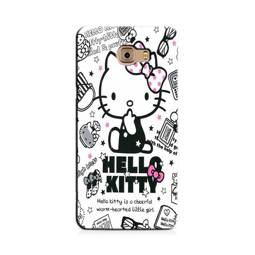 Hello Kitty Mobile Back Case for Galaxy C7 / C7 Pro   (Design - 361)